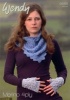 Knitting Pattern - Wendy 5685 - Merino 4 Ply - Scarf, Mitts